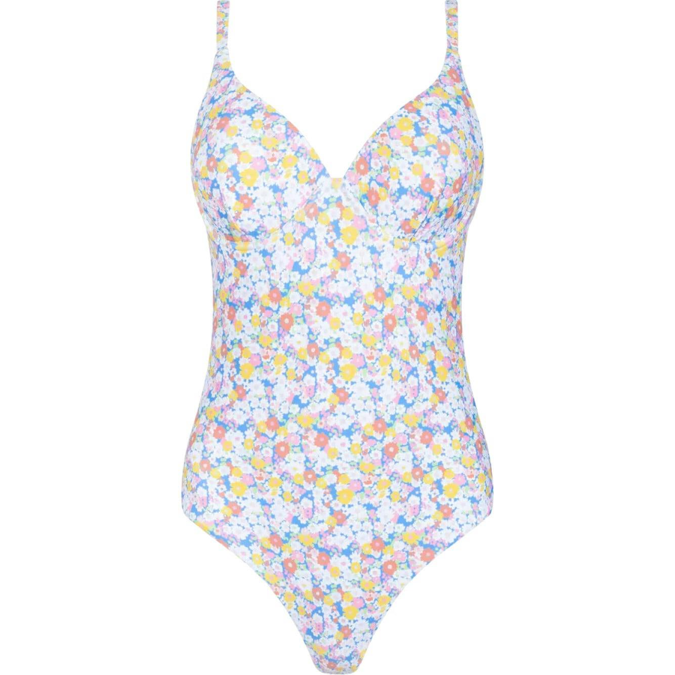 women's jasmine blossom v-neck one piece