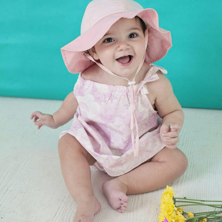 Floppy 2-Shade Drawstring Hat