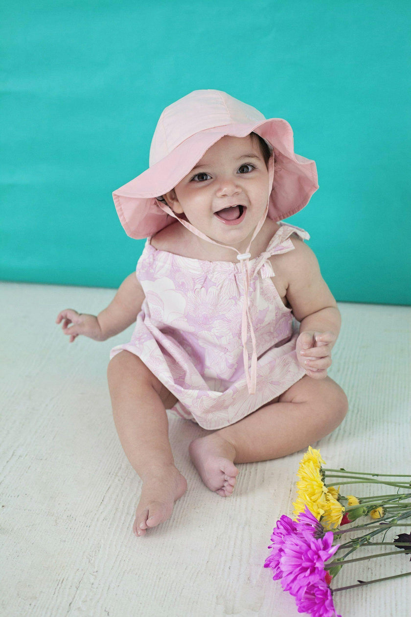 Floppy 2-Shade Drawstring Hat