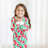 Organic Kids Pajamas - Holiday Lights