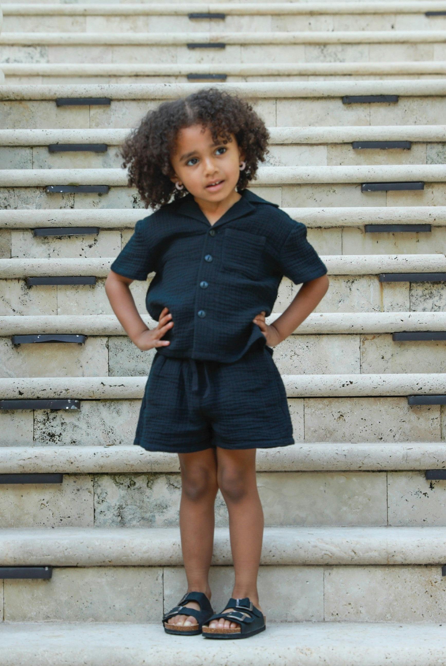Organic Cotton Waffle Short