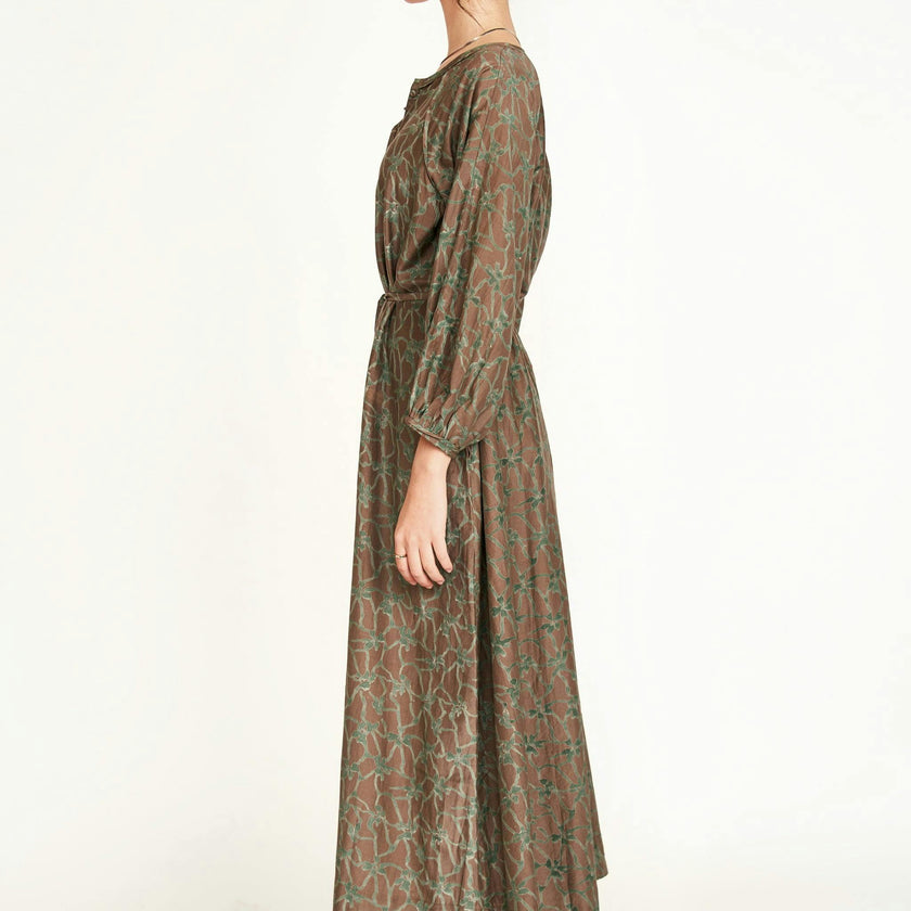 Somerset Dress in Molten Kudzu
