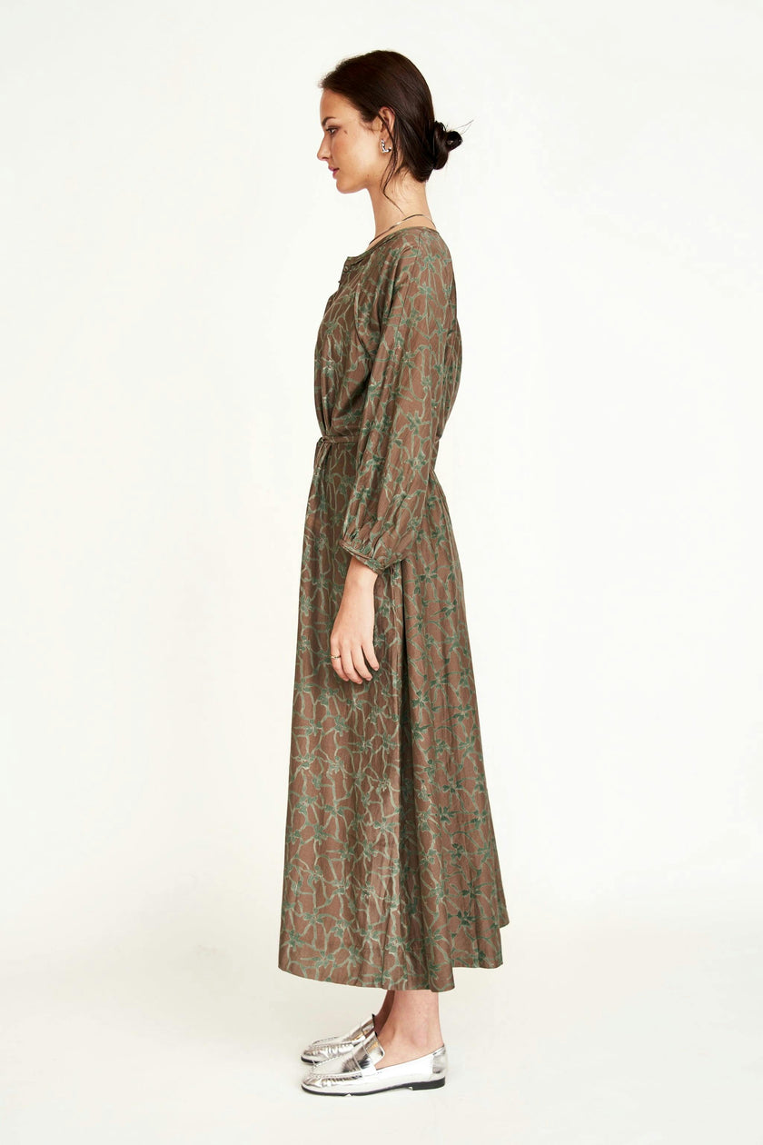 Somerset Dress in Molten Kudzu