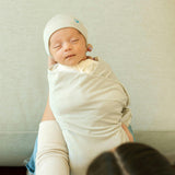 Stretch Knit Swaddle Blanket - Pebble