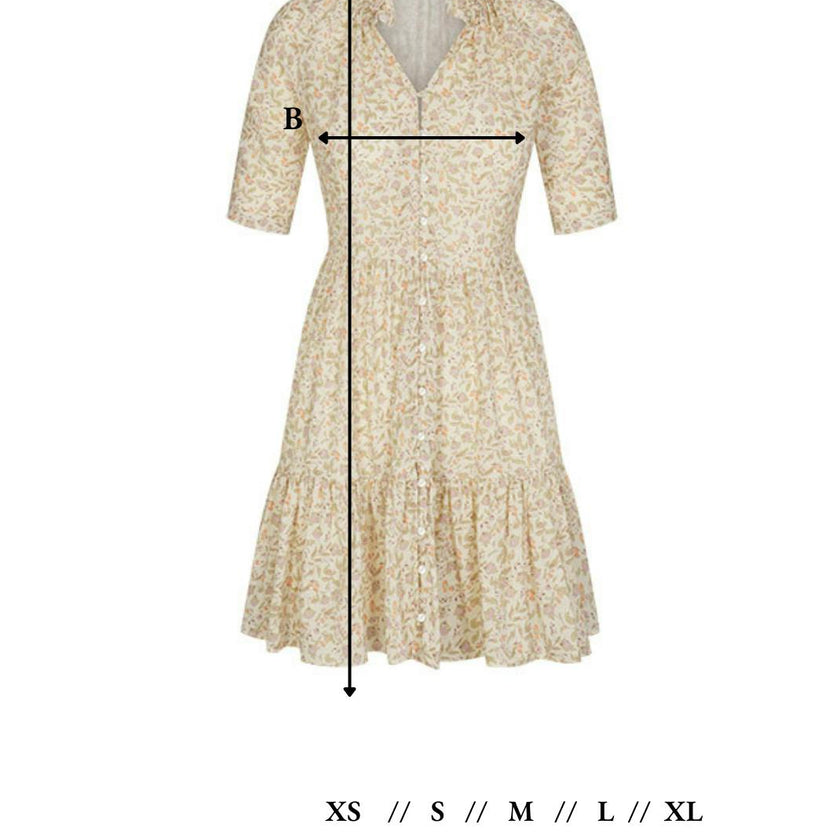 Ella Dress in Honey Blooms