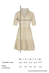 Ella Dress in Honey Blooms