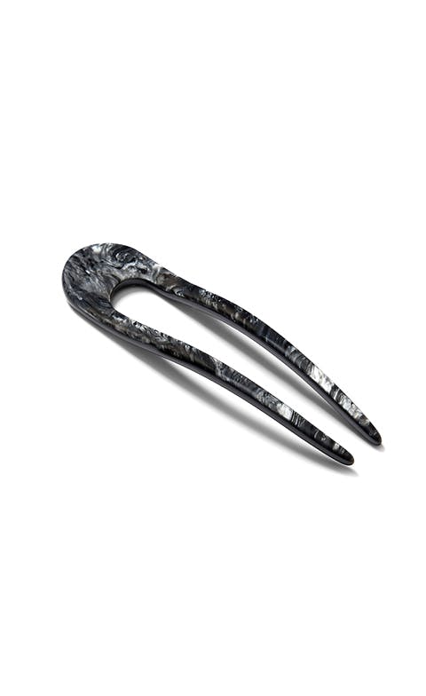 French Hair Pin in Obsidian