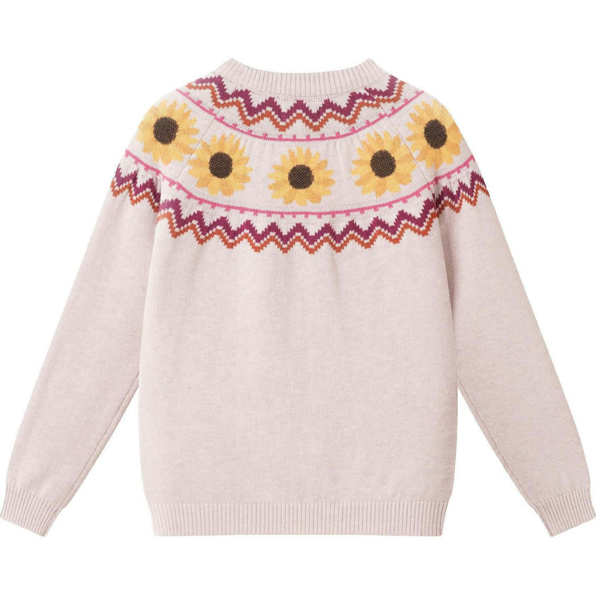 Kids Fair Isle Sweater W/Flare Legging Set
