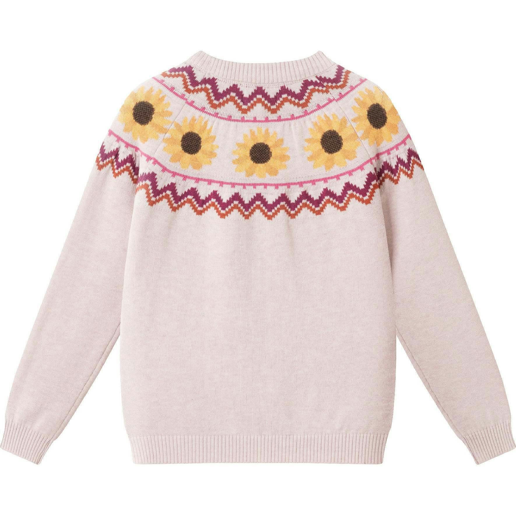Kids Fair Isle Sweater W/Flare Legging Set