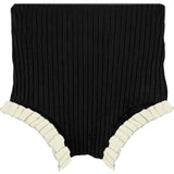 Ruffle Knit Pleated Trim Bloomers