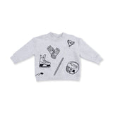 Hockey - Drop Sleeve Sweatshirt