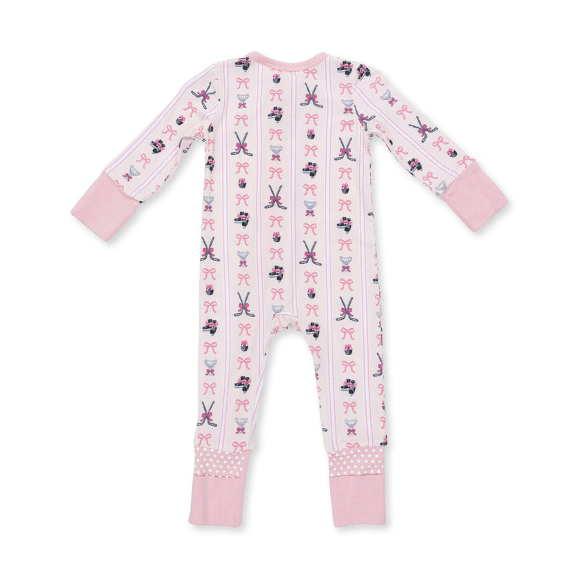 Megan's Bowtiful Hockey Stripe - Convertible Romper