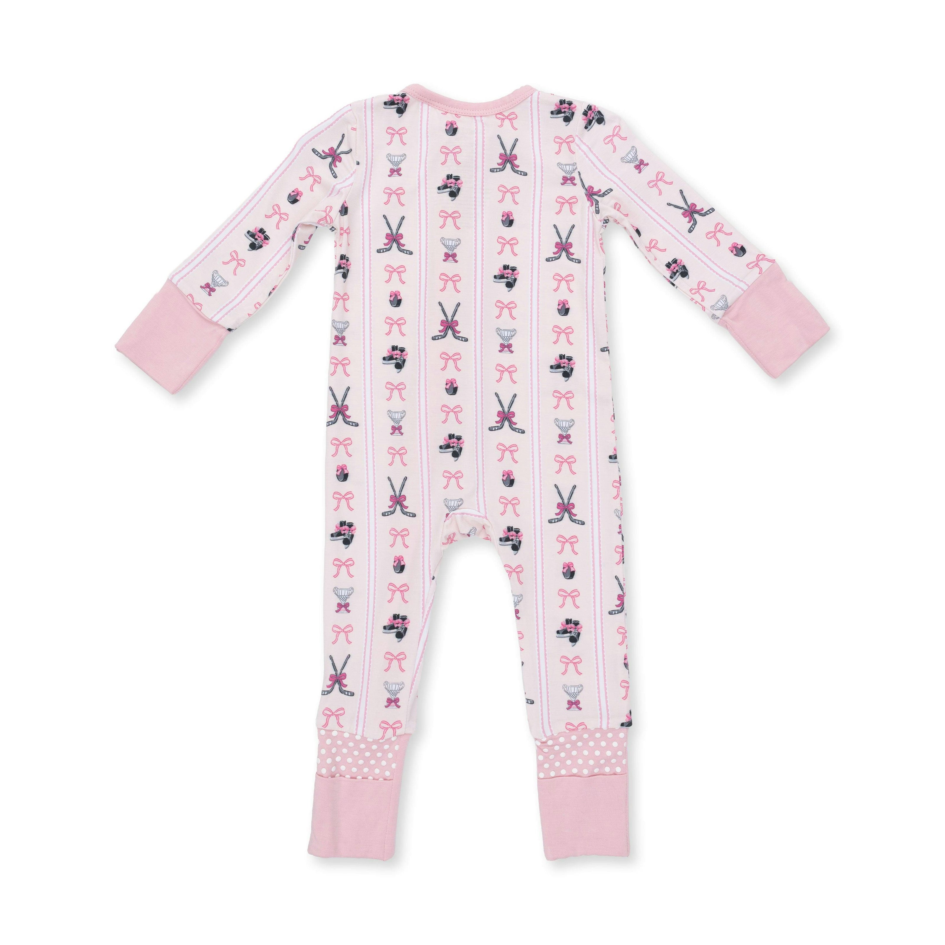 Megan's Bowtiful Hockey Stripe - Convertible Romper