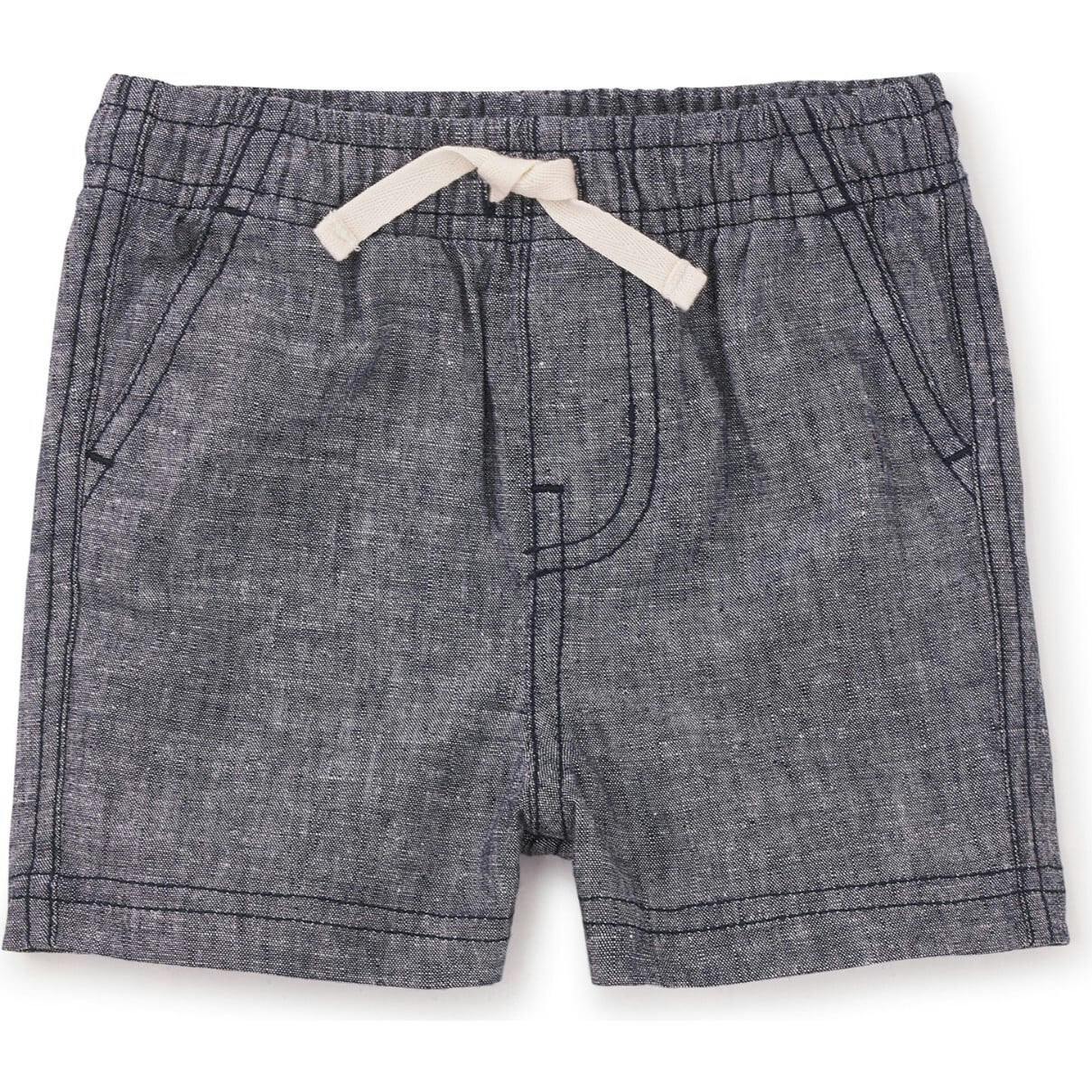 Chambray Sport Shorts