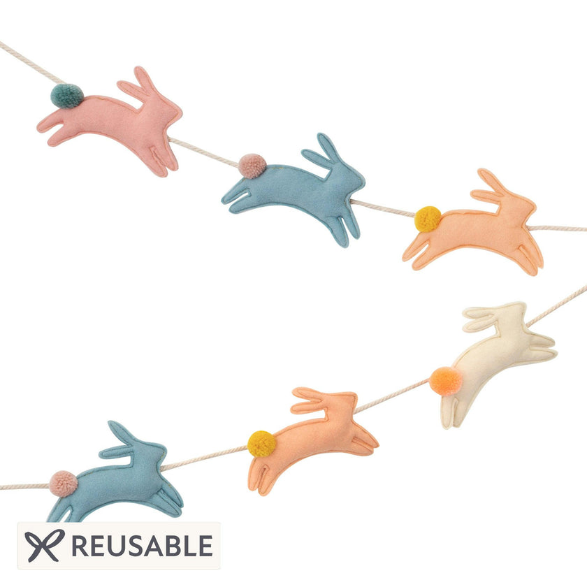 Felt Bunny Garland