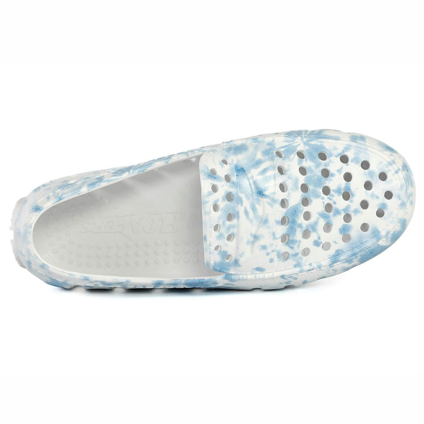 KIDS BLUE TIE DYE/BRIGHT WHITE PRODIGY PRINT