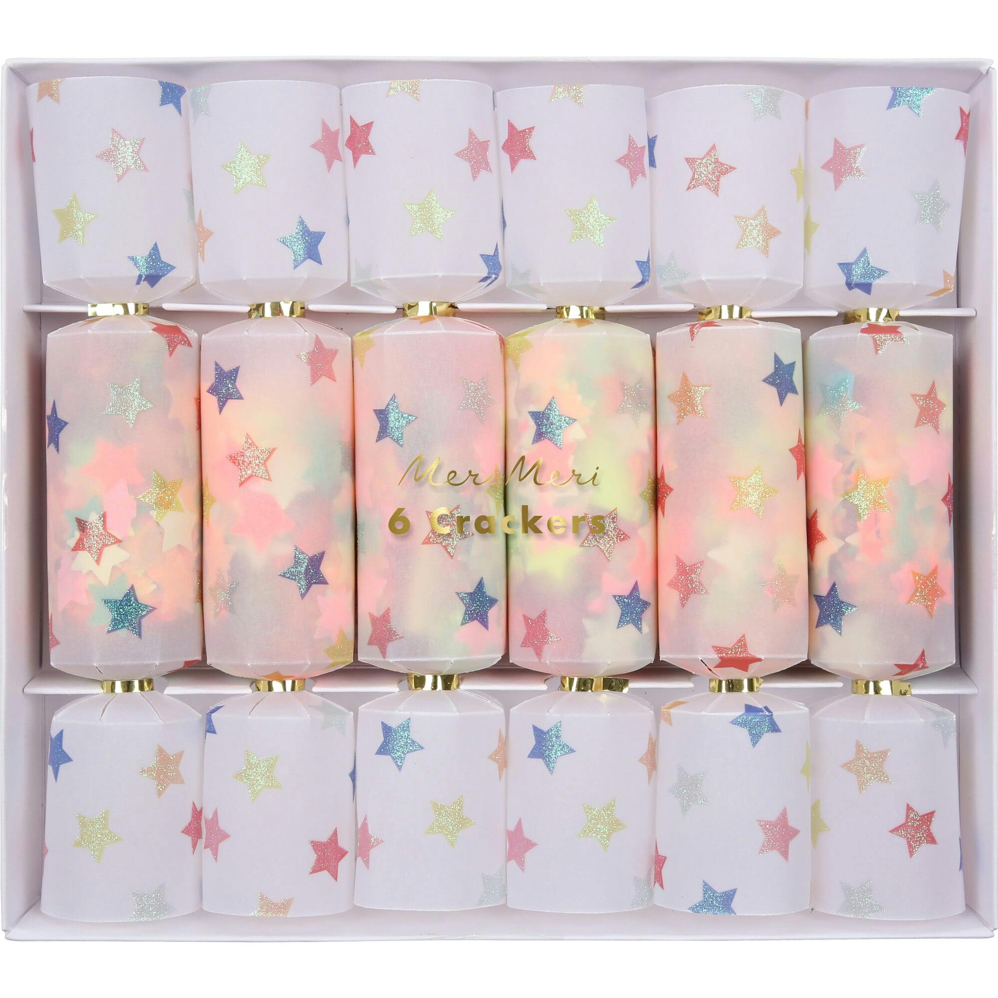 Multicolor Star Confetti Crackers
