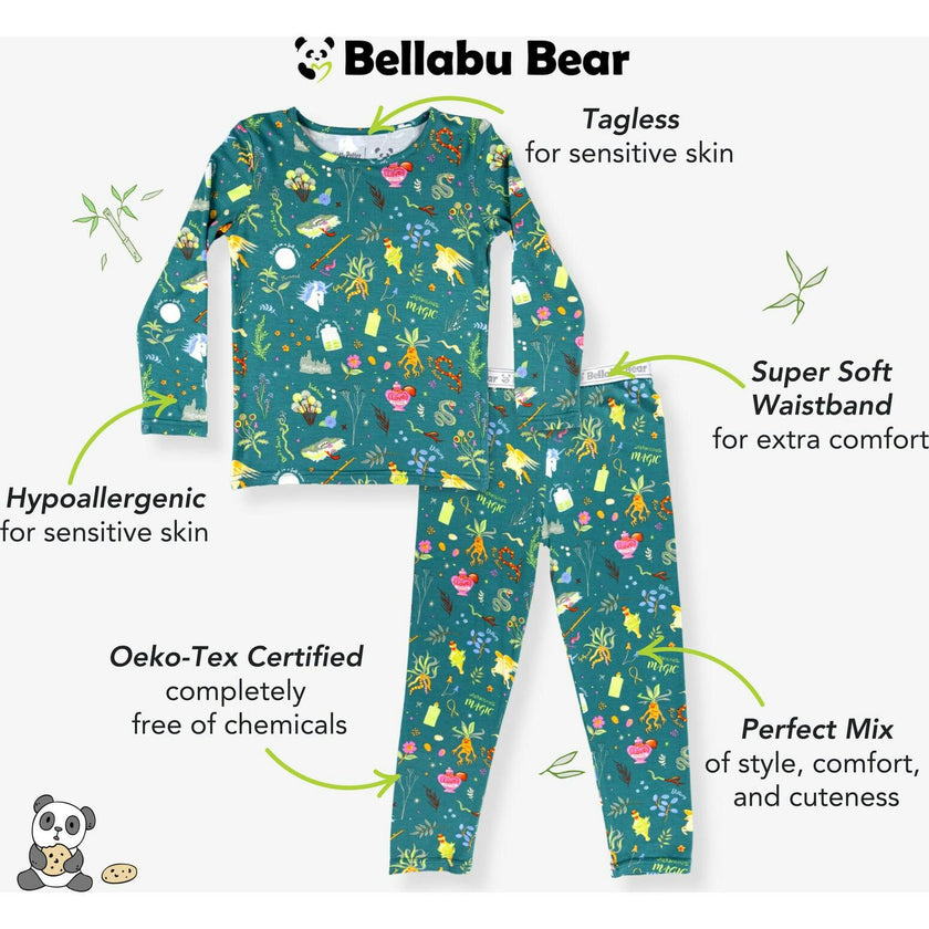 Mandrakes Potions & Herbs Bamboo Kids Pajamas