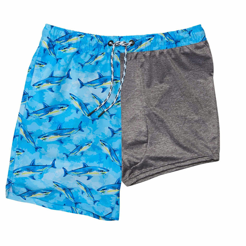 Men's Sustainable Comfort Lined Drawstring Swim Short