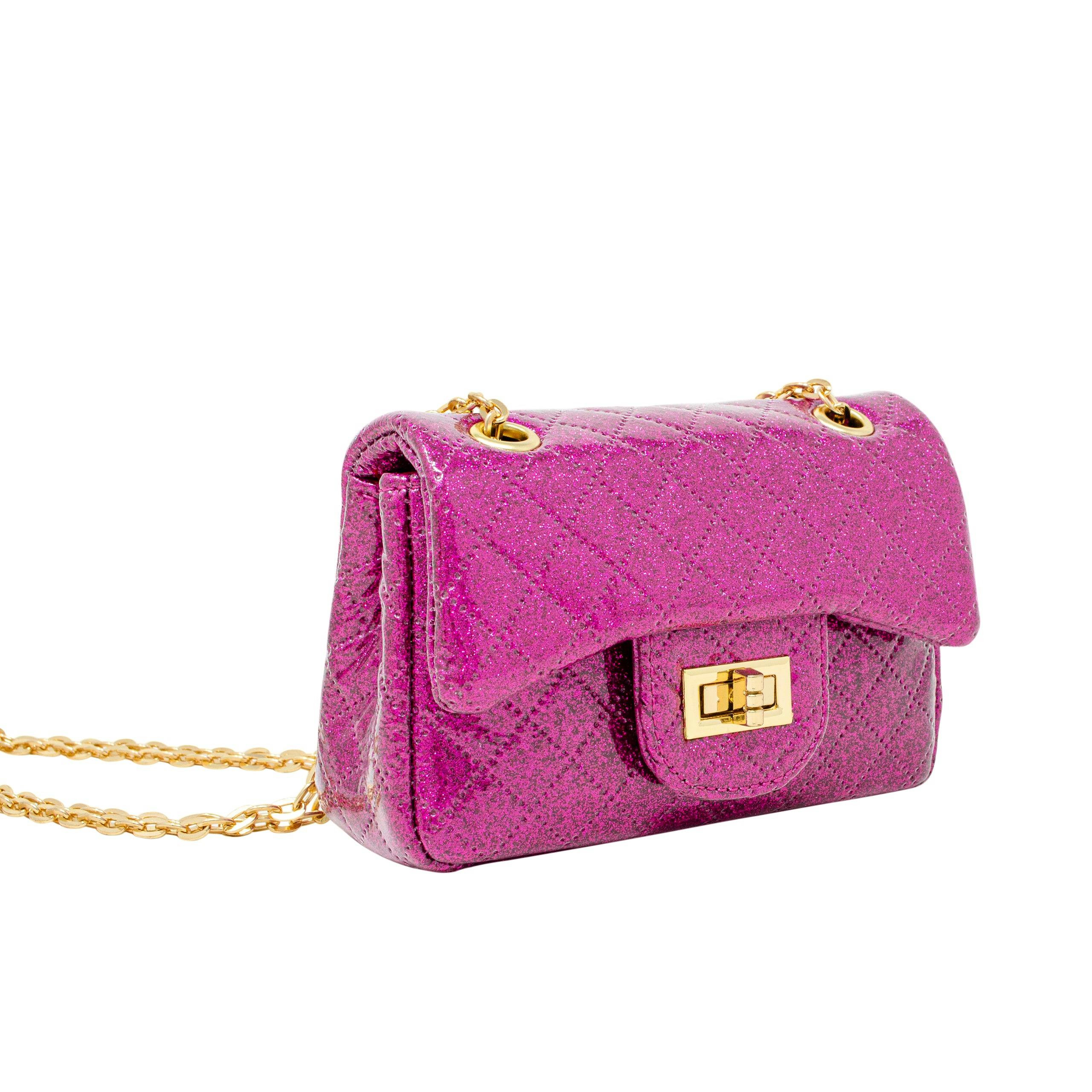 Classic Quilted Sparkle Mini Handbag