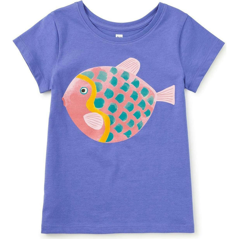 Little Fishy Graphic Tee, Purple