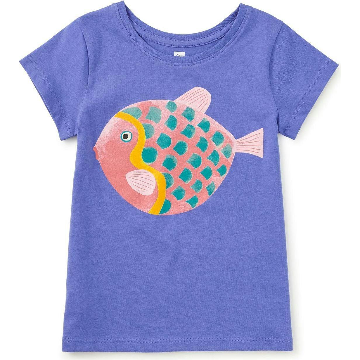 Little Fishy Graphic Tee, Purple