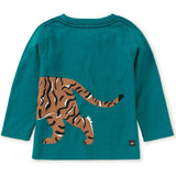 Prowl Double Sided Crew Neck Long Sleeve T-Shirt, Green