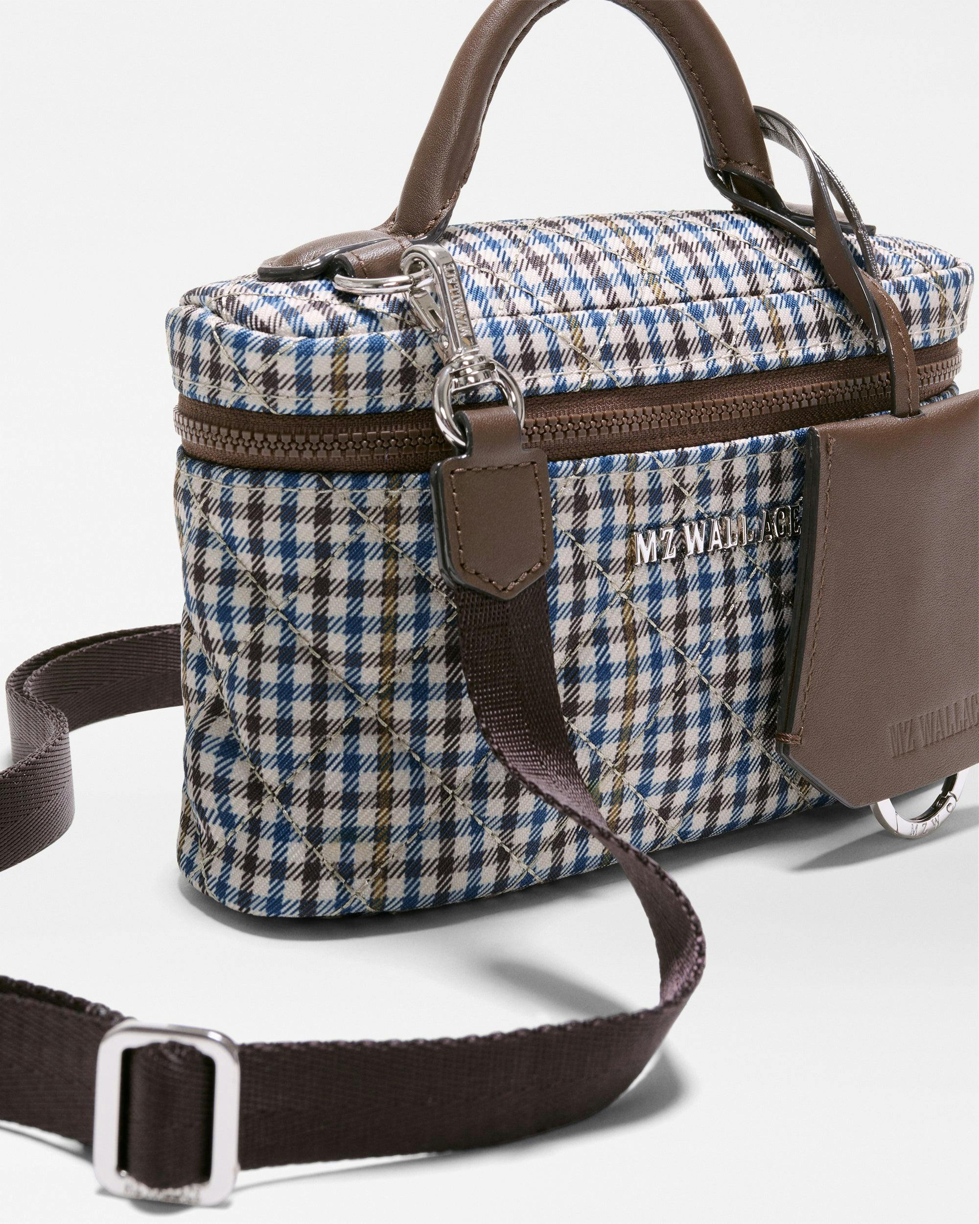 Heritage Check Metro Train Case Crossbody