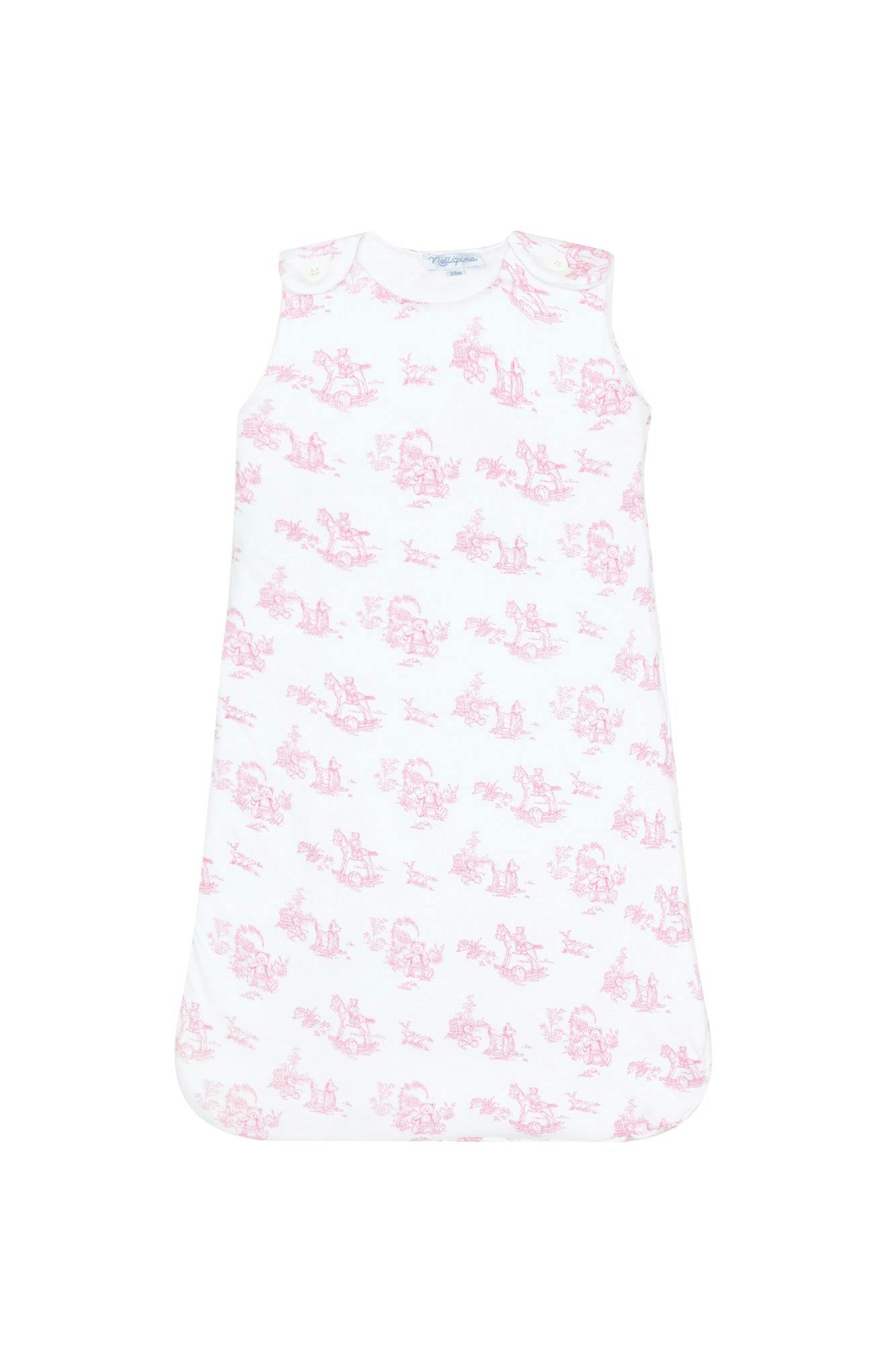 Pink Toile Winter Sack