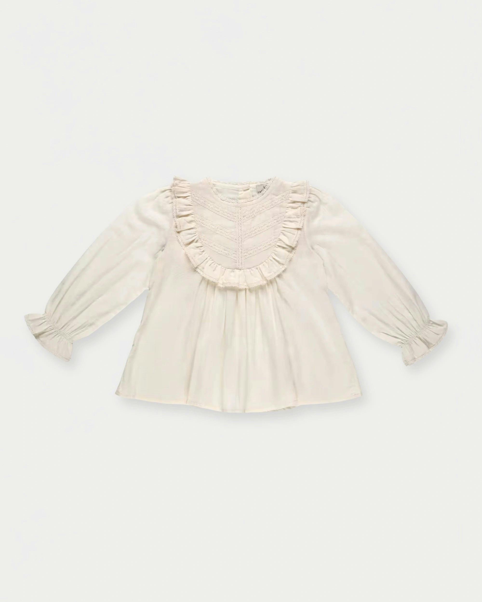 Lauren Blouse - Jeera Dobby Ecru