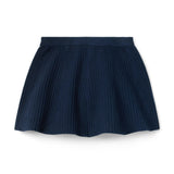 Ribbed Sweater Skirt, navy blue
