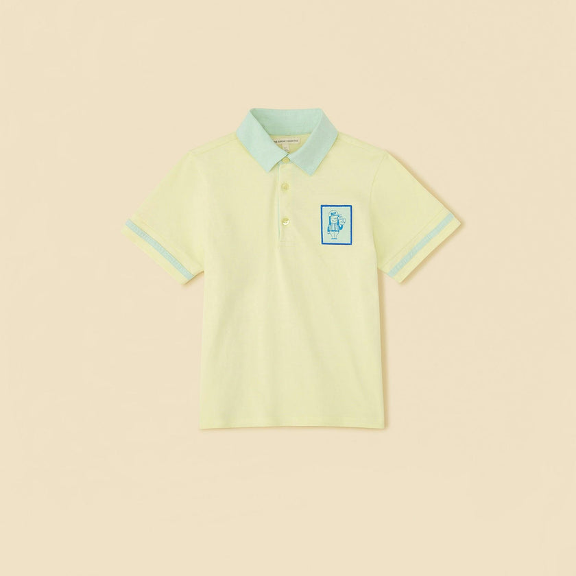 Organic Recess Polo in Citrus