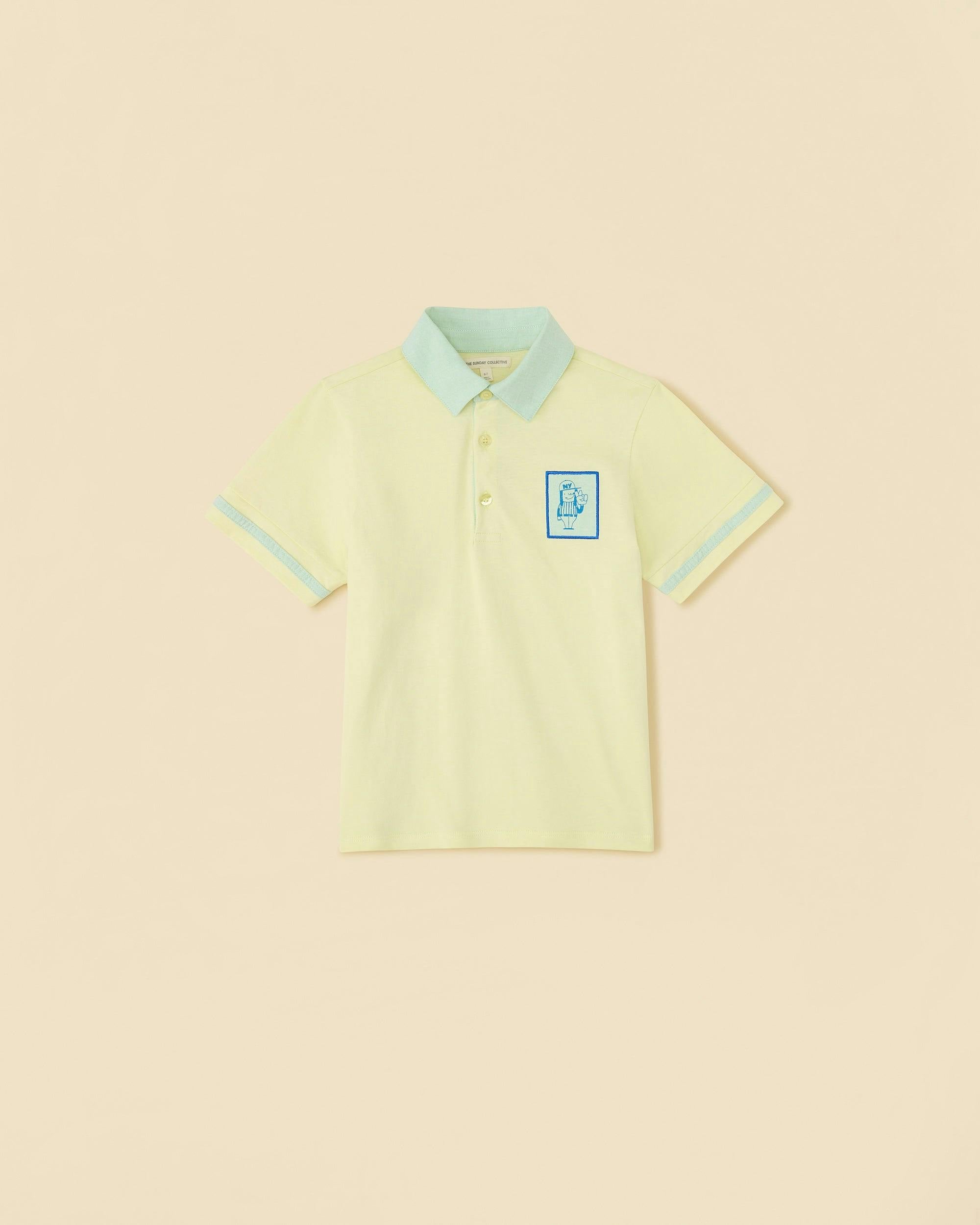 Organic Recess Polo in Citrus