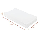 Quilted Changing Pad Cover in White