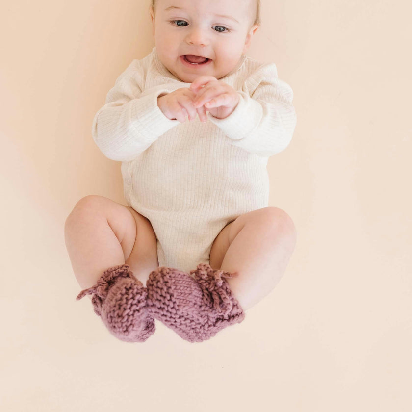 Classic Booties - Mauve