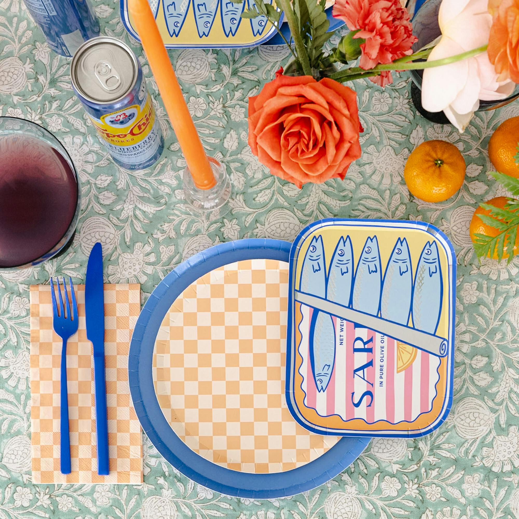Le Dinner Sardine Can Dinner Plates