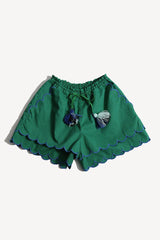 LAUREL SCALLOPED SUMMER SHORTS