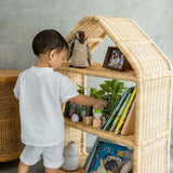 Handcrafted - Alaya House Shelf - Rattan Wicker
