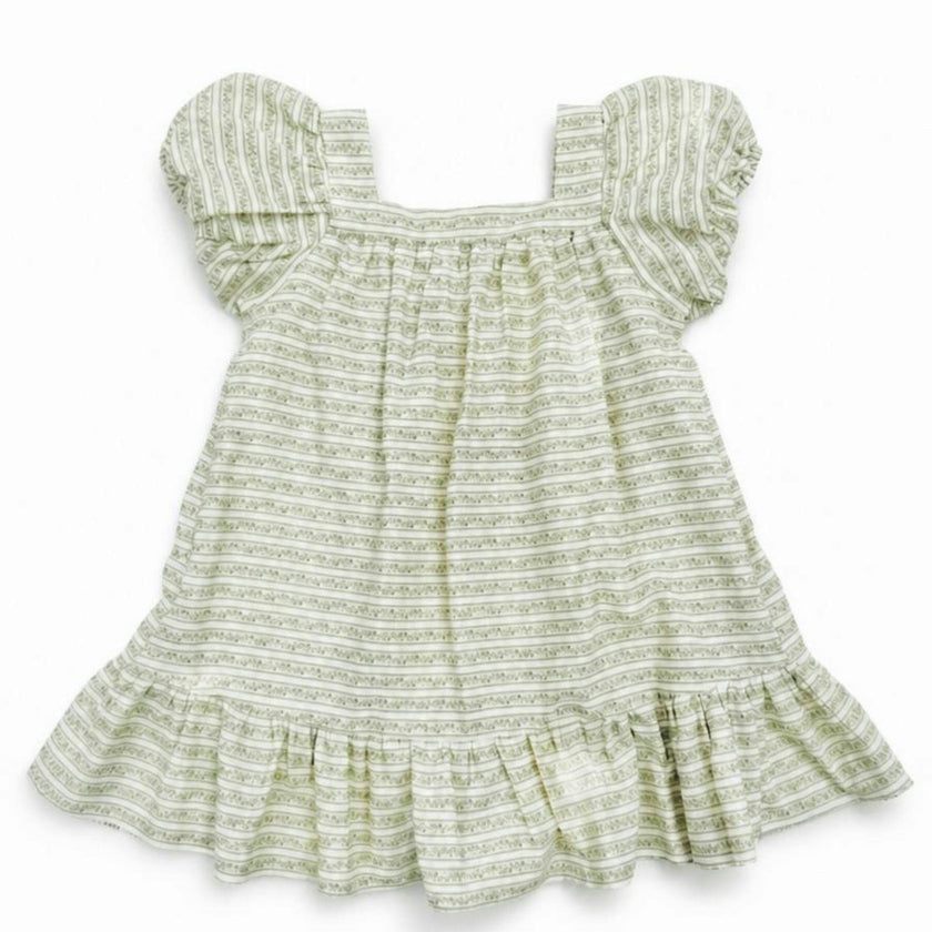 The Weekend Dress | Blush Vine Stripe