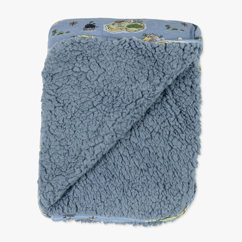 Pirate Cove Bamboo Sherpa Blanket