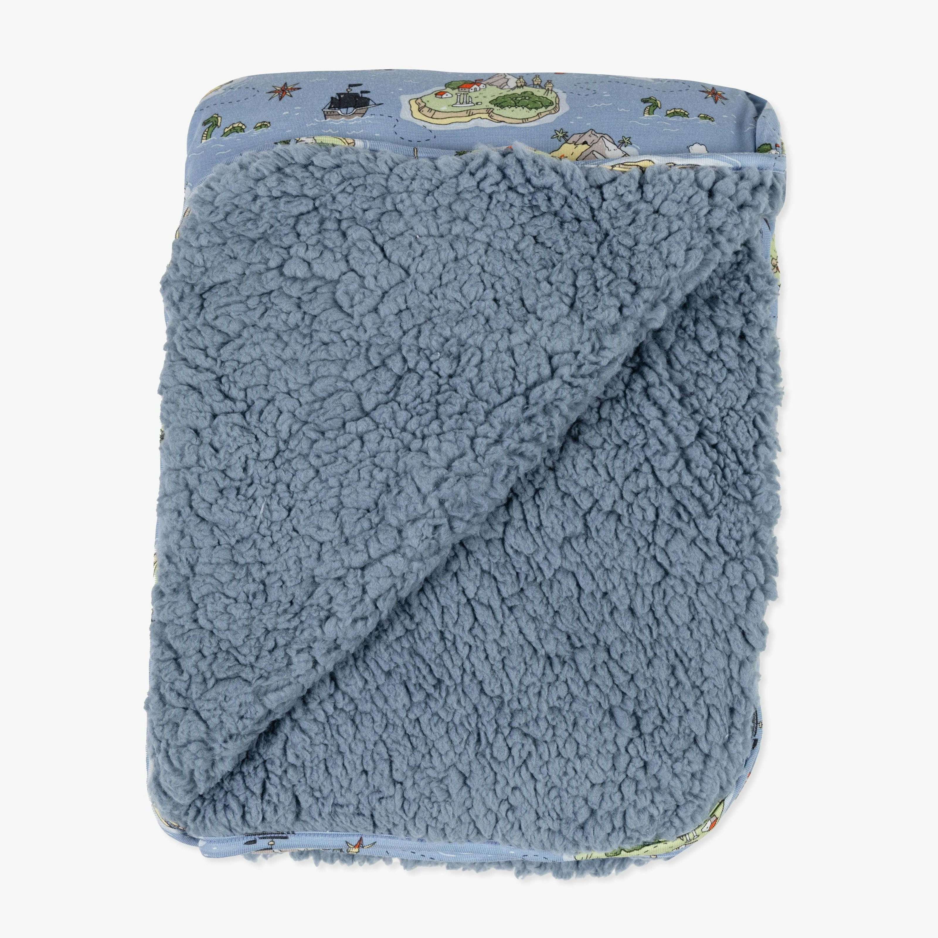 Pirate Cove Bamboo Sherpa Blanket