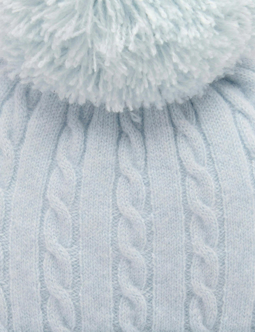 Cashmere Beanie Pale Blue Melange