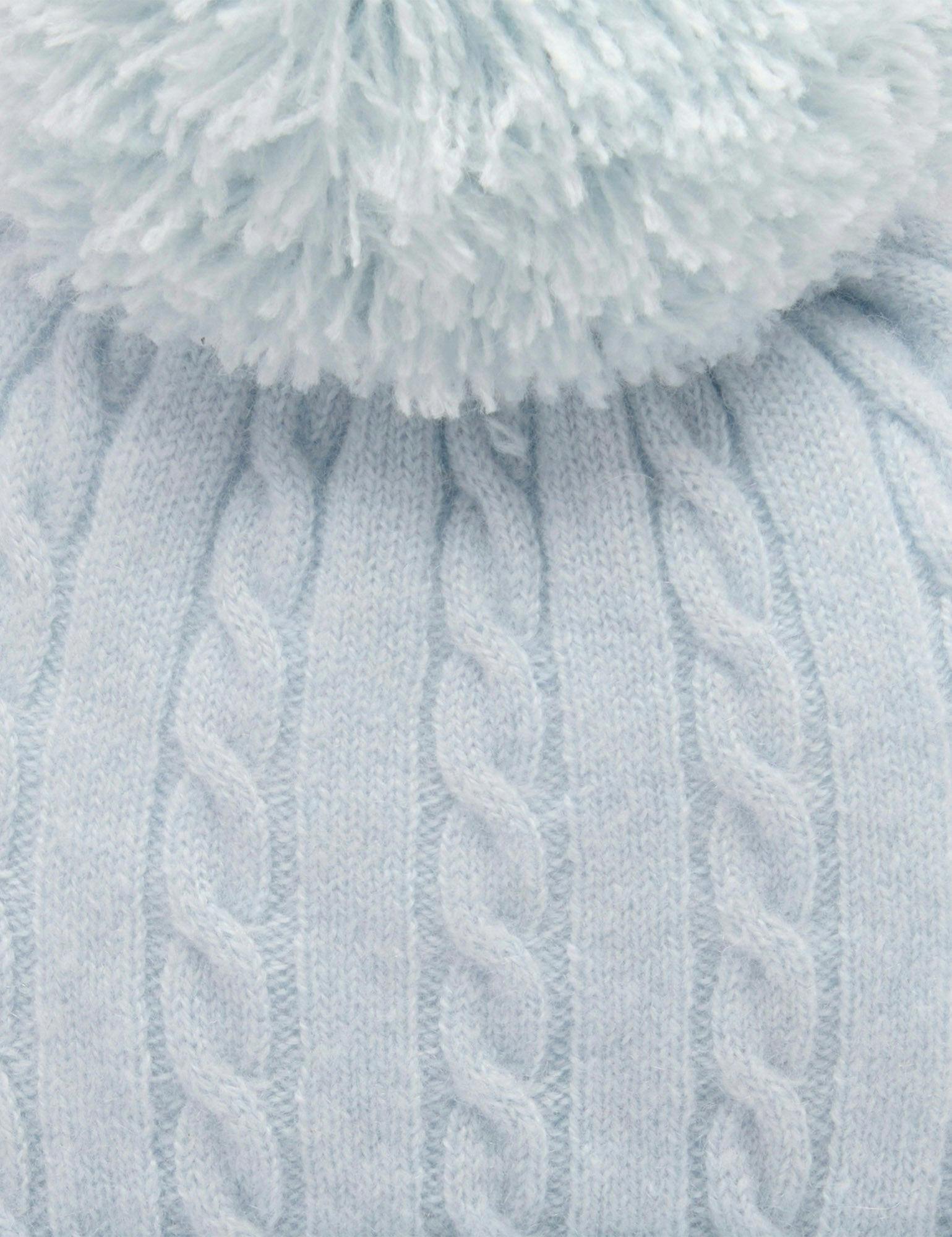 Cashmere Beanie Pale Blue Melange