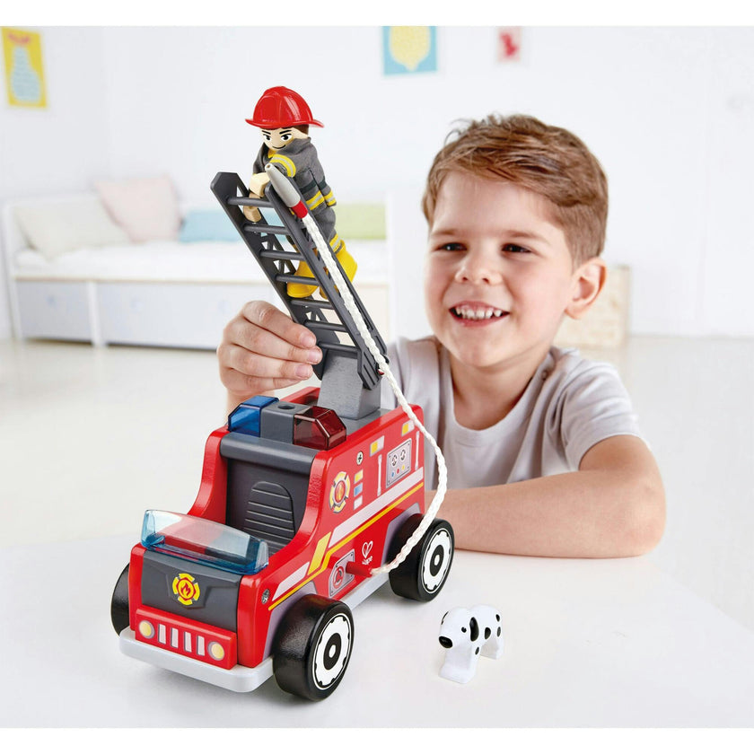 Fire Truck Playset W/ Action Figure & Rescue
