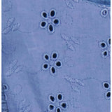 Anna Baby Romper Ocean Bliue Eyelet, Ocean Bliue Eyelet