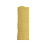 Organic Cotton Muslin Swaddle Blanket - Wheat