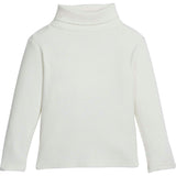 Stretchy Ribbed Long Sleeve Turtleneck Sweatshirt