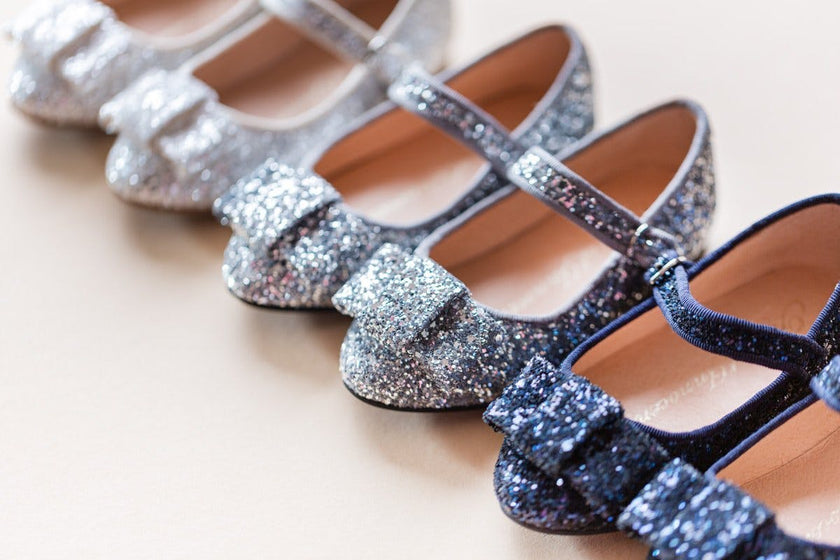 Ellen Glitter White