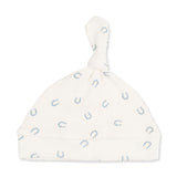 Little Horseshoes Blue - Knotted Gown and Knotted Hat