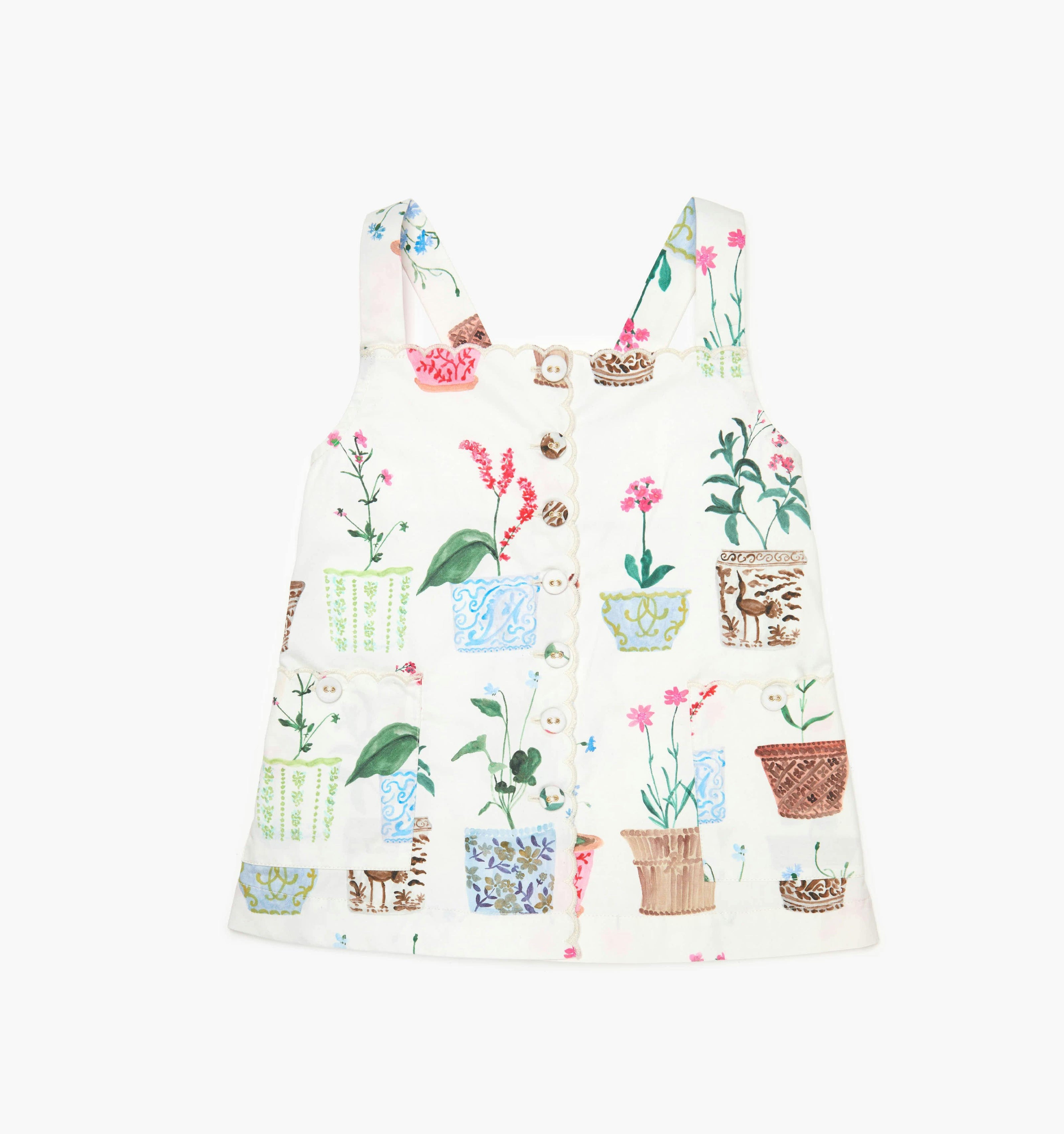 The Tiny Akira Dress - Flower Pots